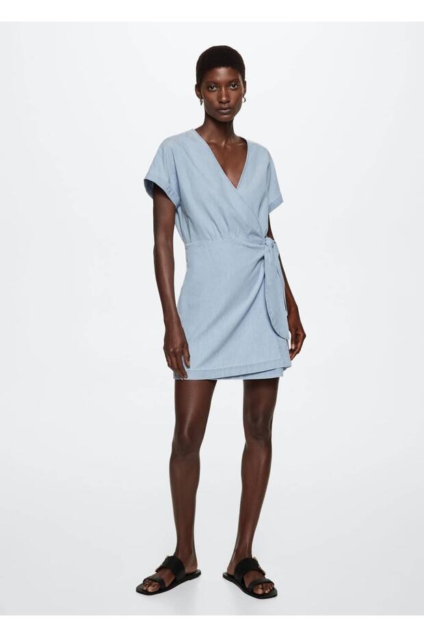 Fiyonklu Anvelop Elbise - 2