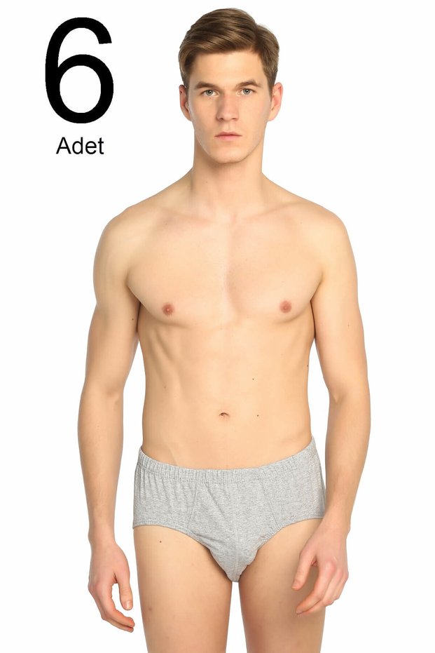 6'lı Paket Erkek Slip