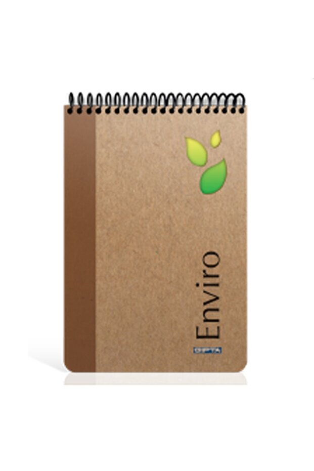 لوحة مذكرة Enviro غطاء صلب حلزوني مربعات 100 Yp A4 2346