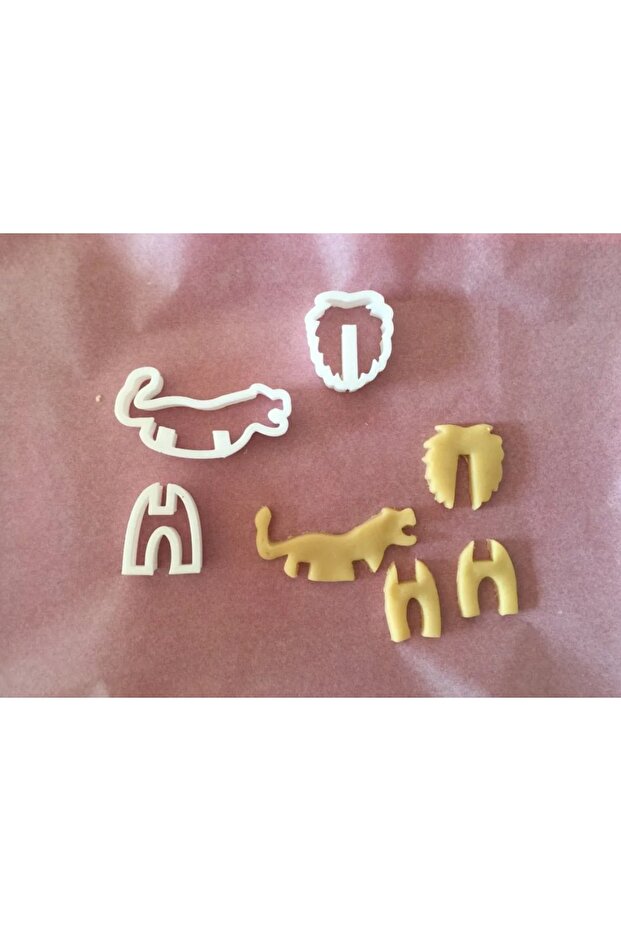 مجموعة قوالب كوكيز أسد ثلاثية الأبعاد - 3