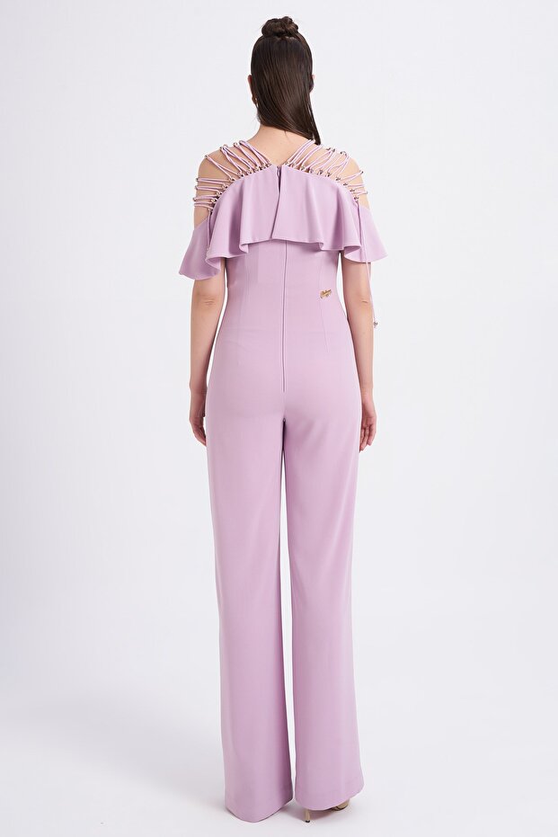 Omuzdan Ip Detaylı Tulum - 2