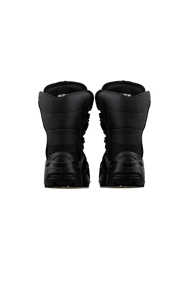 Watertight Nubuk Deri Siyah Erkek Trekking Bot Ve Ayakkabısı P1490ns Siyah - 4