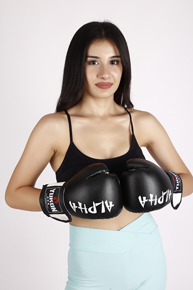 Alpha Siyah Muay Thai Boks Eldiveni - 2