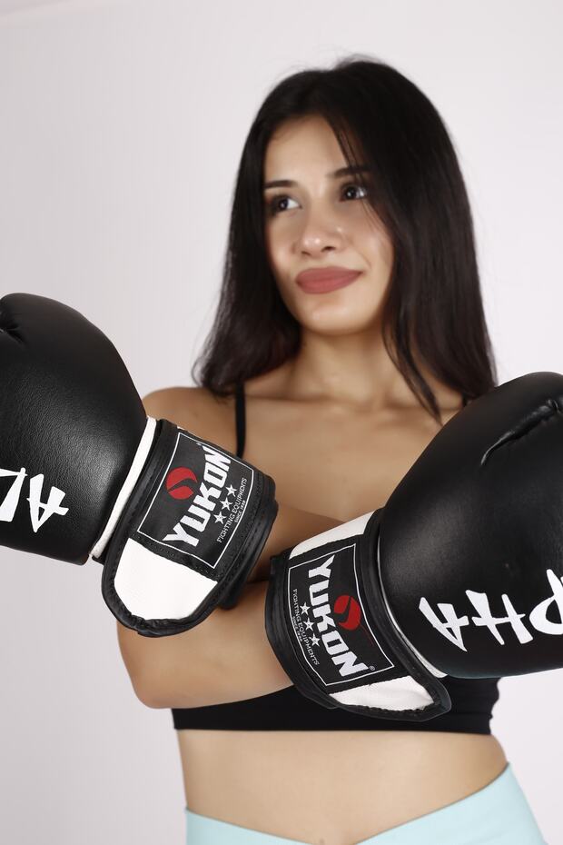 Alpha Siyah Muay Thai Boks Eldiveni - 7