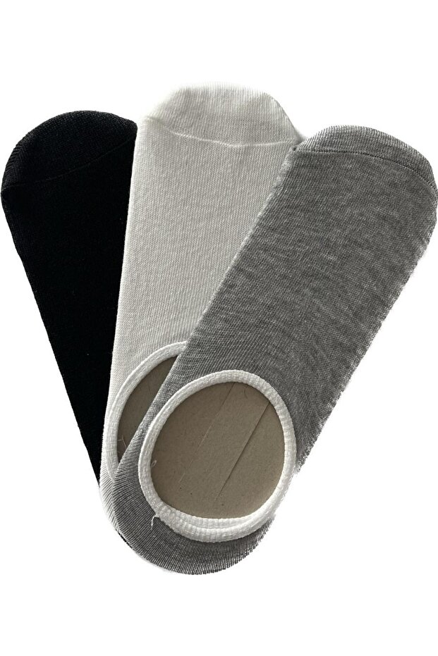 Basic 3-Piece Ballerina Socks - 3