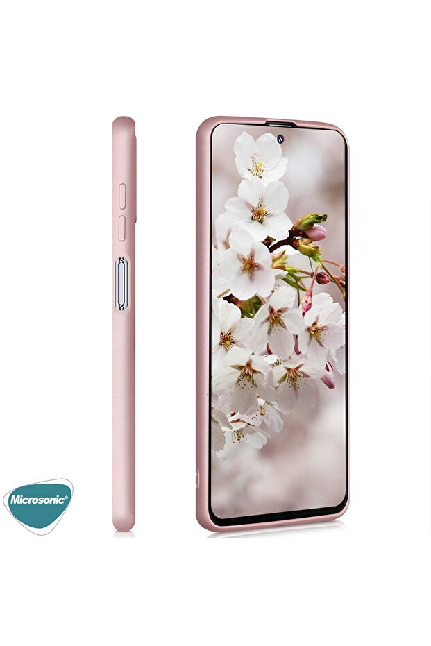 Matte Silicone Xiaomi Redmi Note 9 4g Kılıf Mor - 5