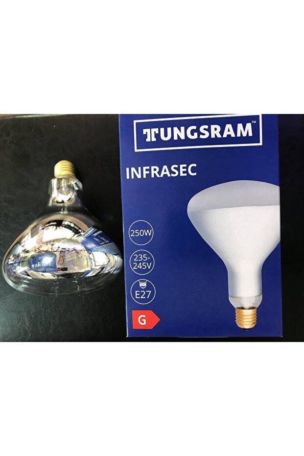 250 Watt Şeffaf Infrared Isıtıcılı Lamba - 1