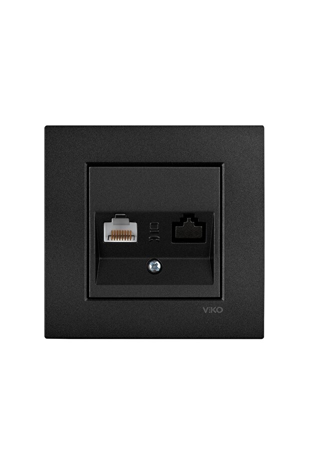 Viko Artline Novella Black Single Data with Internet Frame -92605532