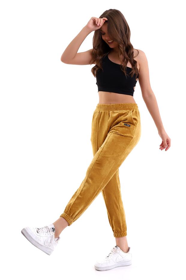 Kadife Eşofman Jogger - 3