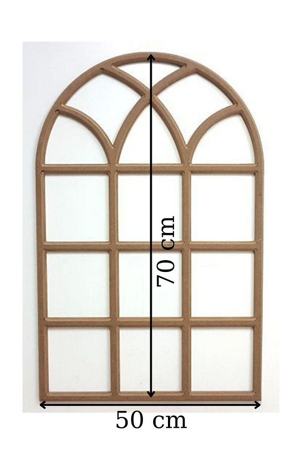Dekoratif Çerçeve 50x70 cm Duvar Çerçeve Ham Mdf - 4