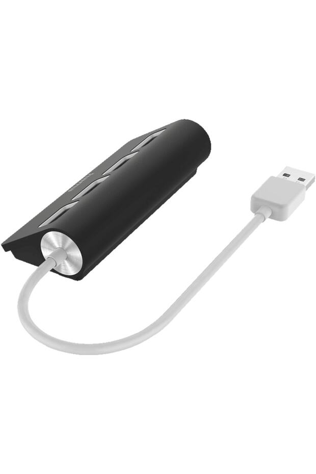 4 Ports USB 2.0 480 Mbit/s USB Hub Siyah - 1