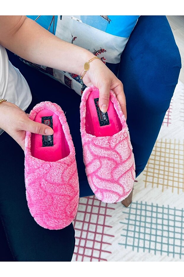 Kışlık Havlu Ev Terliği - 1