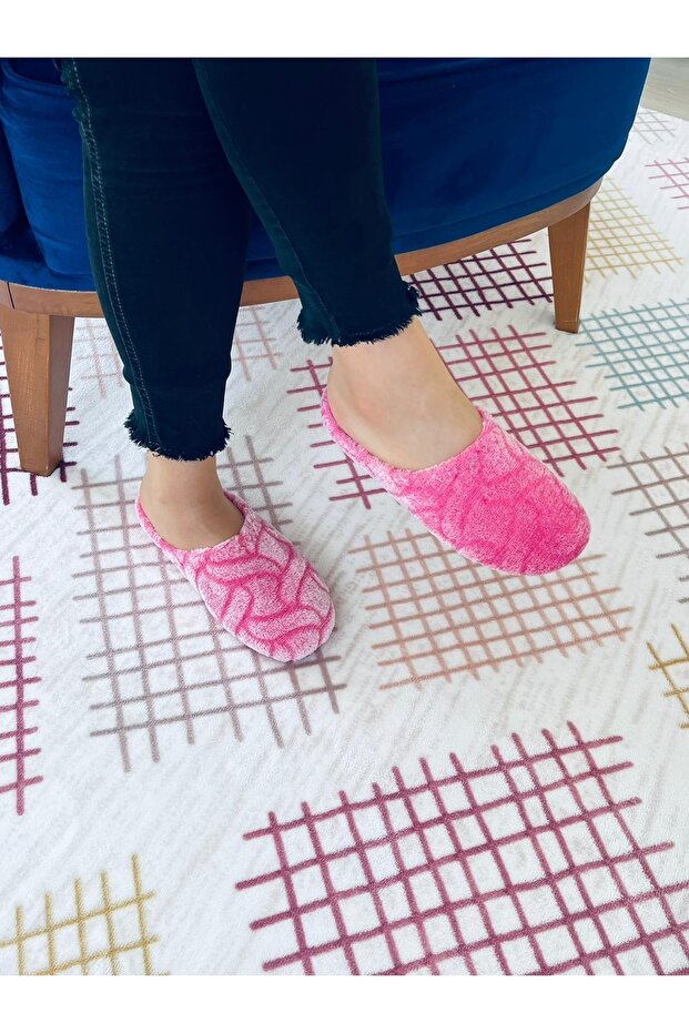 Kışlık Havlu Ev Terliği - 2