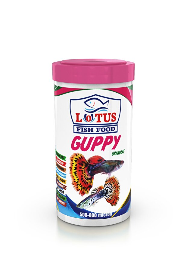 Guppy Rose Tropıcal 250 ml Balık Yemi - 3