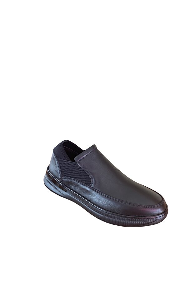 3287 Hakiki Deri Ortapedik Taban Kışlı Bot Ayakkabı - 2