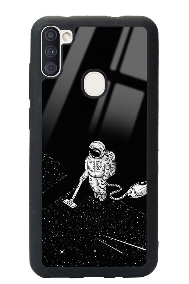 Samsung M11 Astronaut Tatiana Design Glossy Phone Case