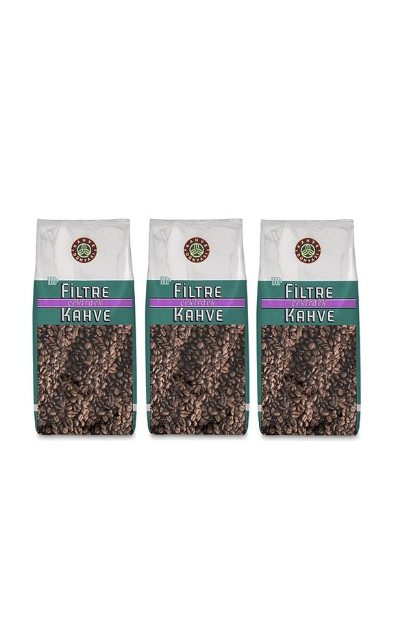 Filtre Kahve Çekirdek 3 Adet 1 Kg. - 1