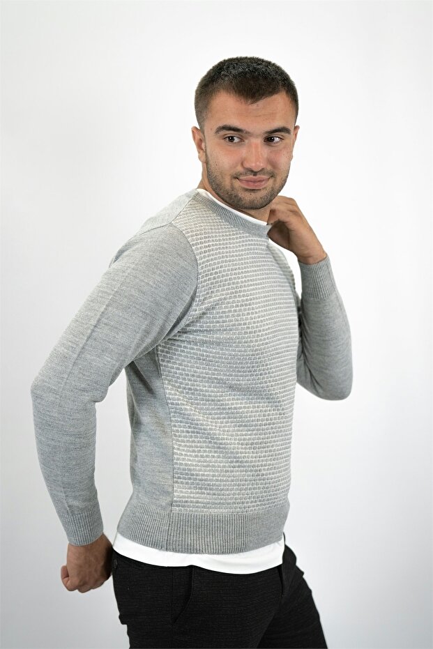 Interview O Yaka Desenli Triko - 2