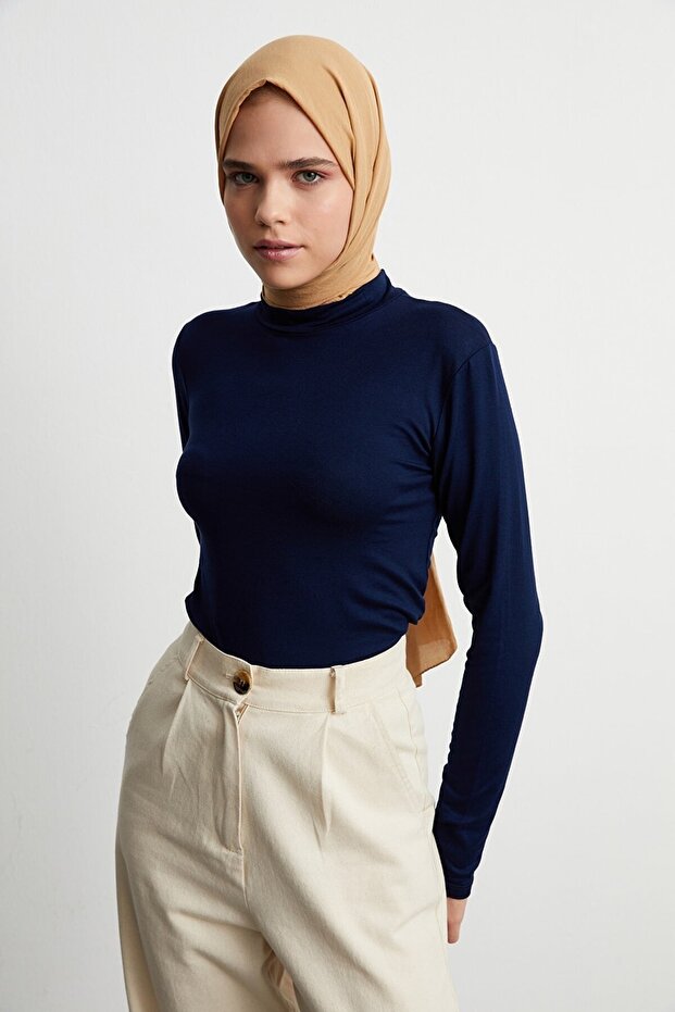 Kadın Lacivert Body - 2