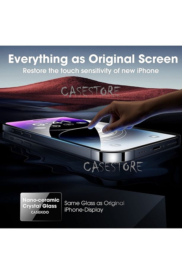 Iphone 14 Pro Uyumlu Ekran Koruyucu 5d Cam Tam Kaplar Display Guard Zırh - 2