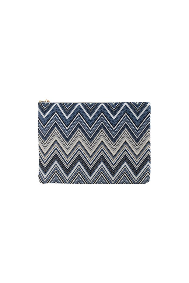 Zigzag Clutch Çanta - 1