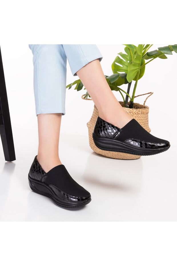 Mira Orthopedic Women's Leather Shoes Suitable for Heel Spur and Bone Protrusion