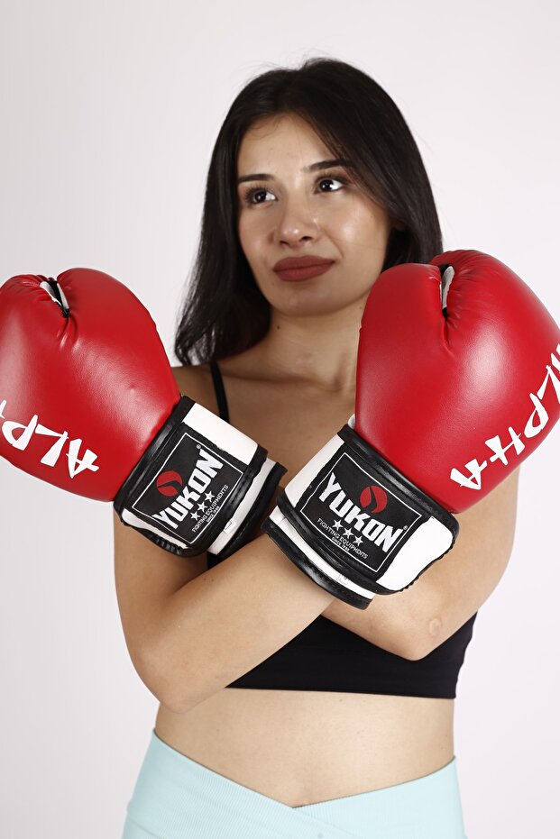 Alpha Kırmızı Muay Thai Boks Eldiveni - 5