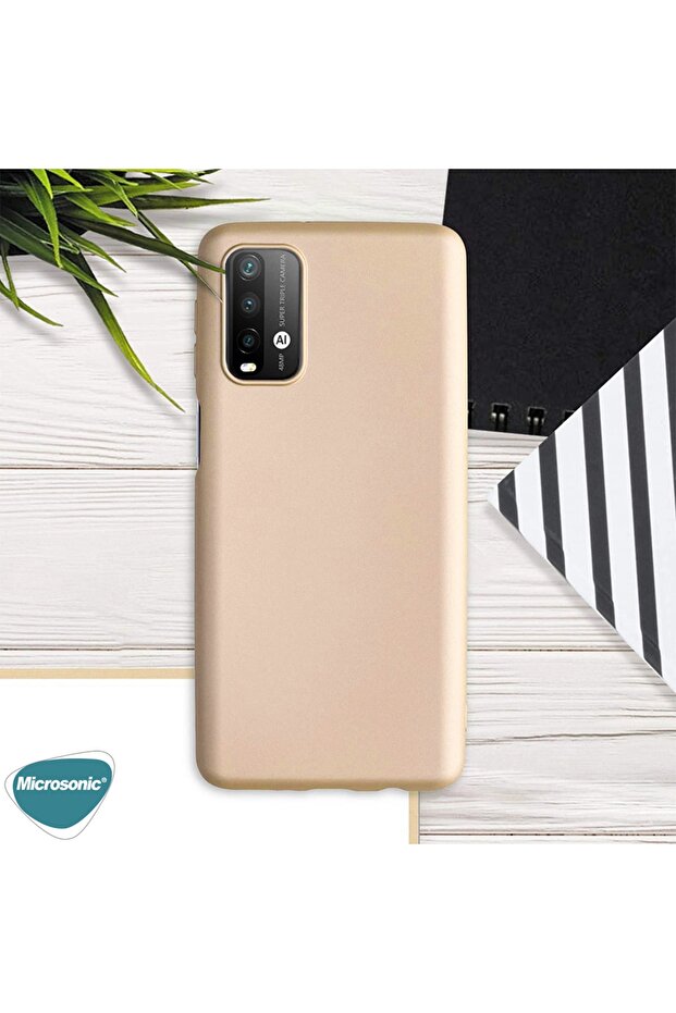 Matte Silicone Xiaomi Redmi Note 9 4g Kılıf Mor - 3