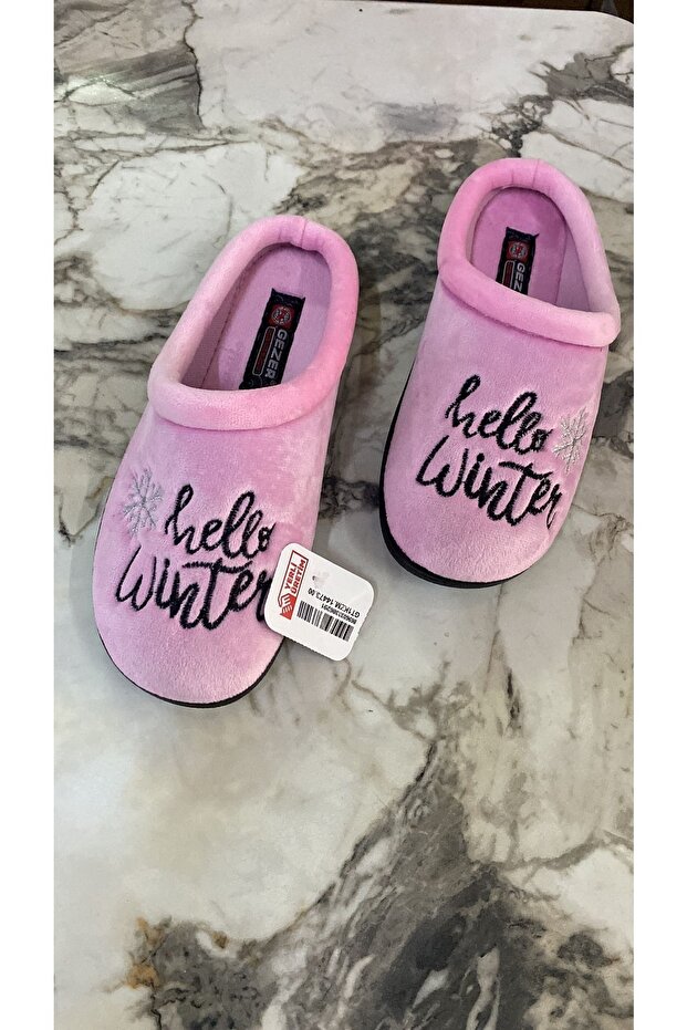 شبشب منزلي شتوي مغلق من الأمام - 1