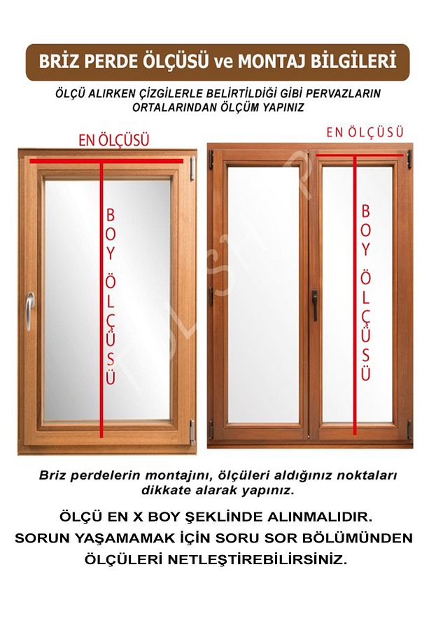 Briz Çubuklu Ultra Büzgülü Dnr Desenli Tül Perde Kapı Ve Pencerelere Uygun 2 Kolay Takma Çubuğu - 5