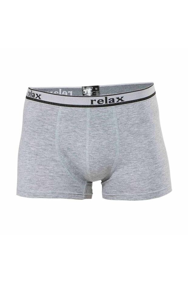 Relax Cotton Flexible Men's Boxers Gray - 1268a