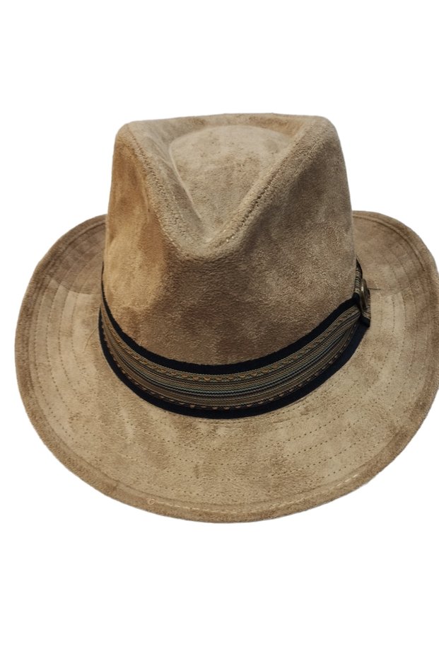 Suede Cowboy Fedora Hat