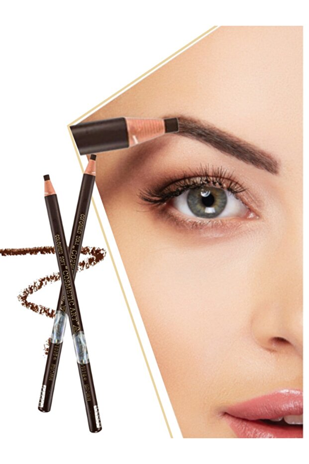 Permanent Eyebrow Pencil Dark Brown, Eyebrow Filling Pencil