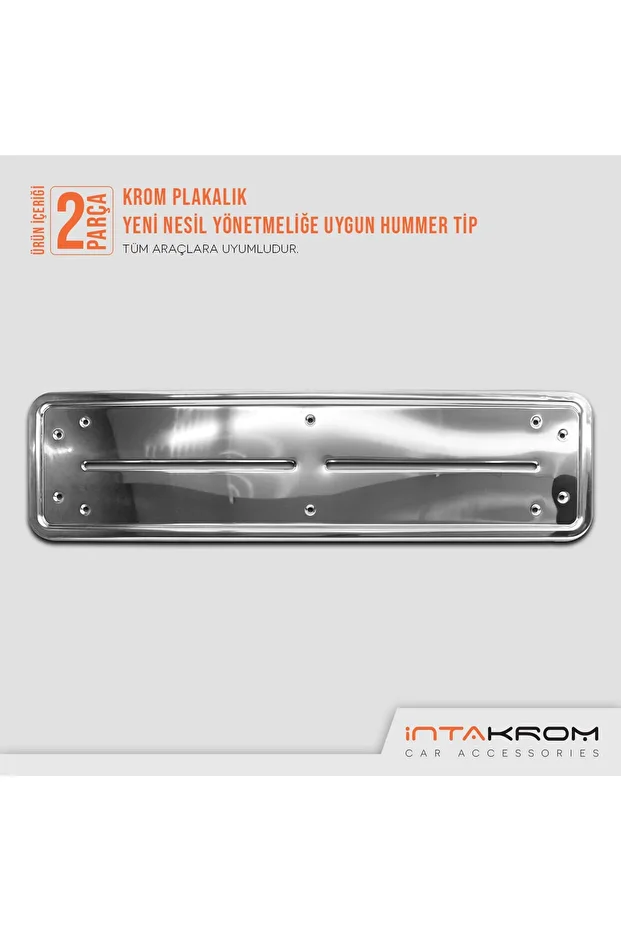 Ford Fiesta Krom Plakalık - Hummer Tip 2 Adet - 7