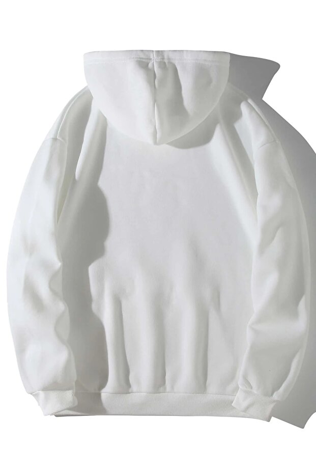 سويت شيرت بغطاء رأس أساسي مع جيوب - 2