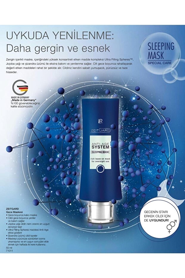 Zeitgard Gece Maskesi 50ml - 2