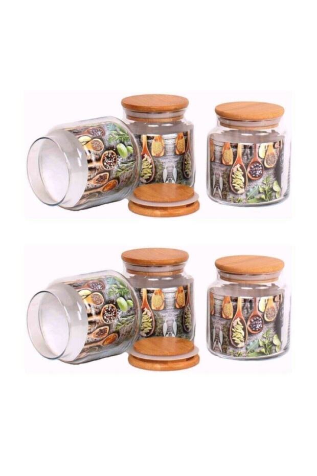 6-Piece Jar with Lid 500 ml Fma05224