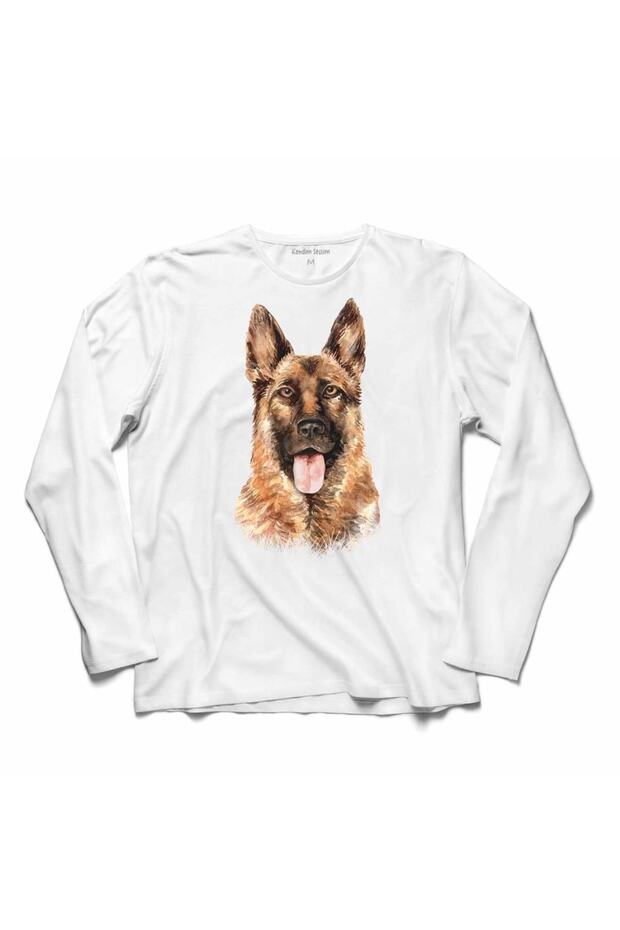 German Shepherd German Shepherd Police Dog Long Sleeve T-Shirt Printed T-shirt