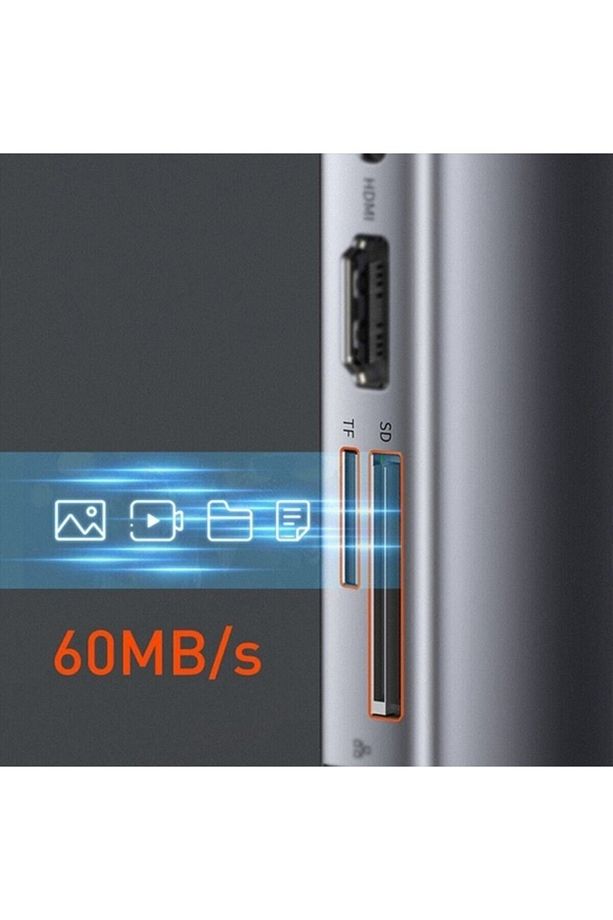 Metal Gleam Series 100w 9 In1 Type-c Hub Adaptör Çoklayıcı - 5