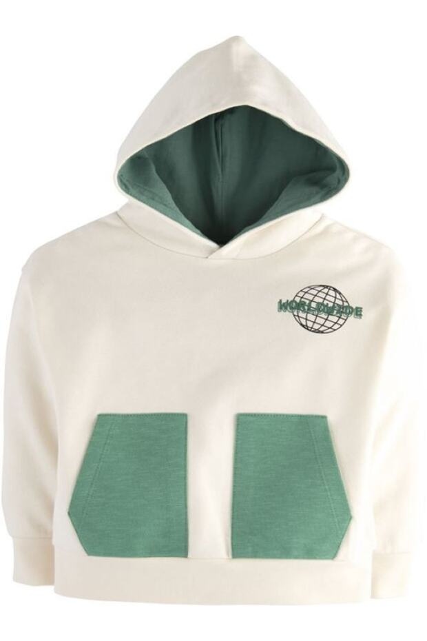 Kapüşonlu Sweatshirt - 1