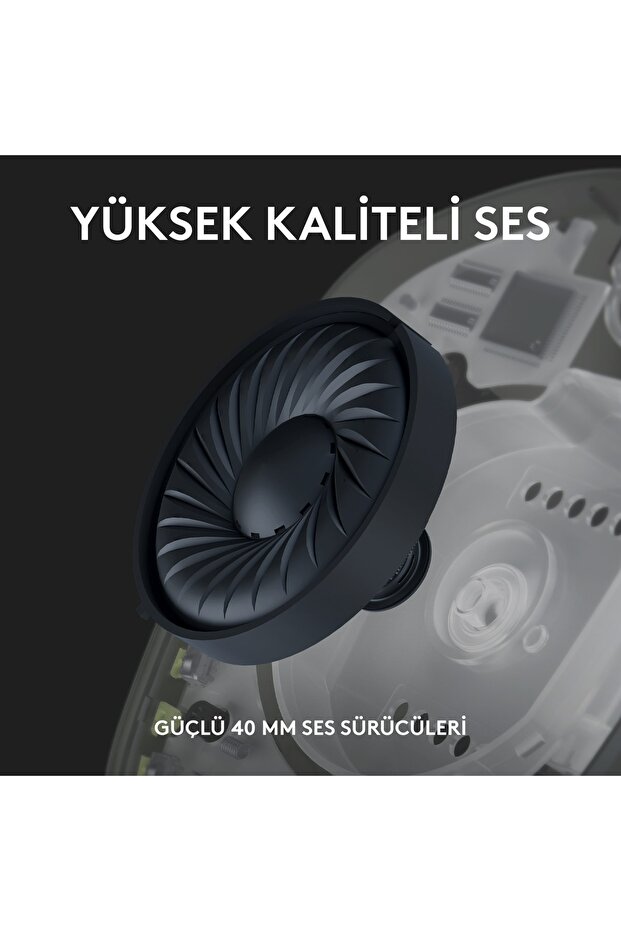 G G435 Lıghtspeed Kablosuz Oyuncu Kulaklığı - Beyaz - 4