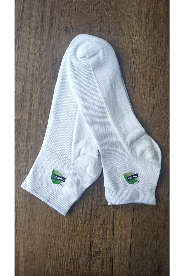Men's 2 Pairs Thin Summer Bamboo Short Socks Breathable Braided