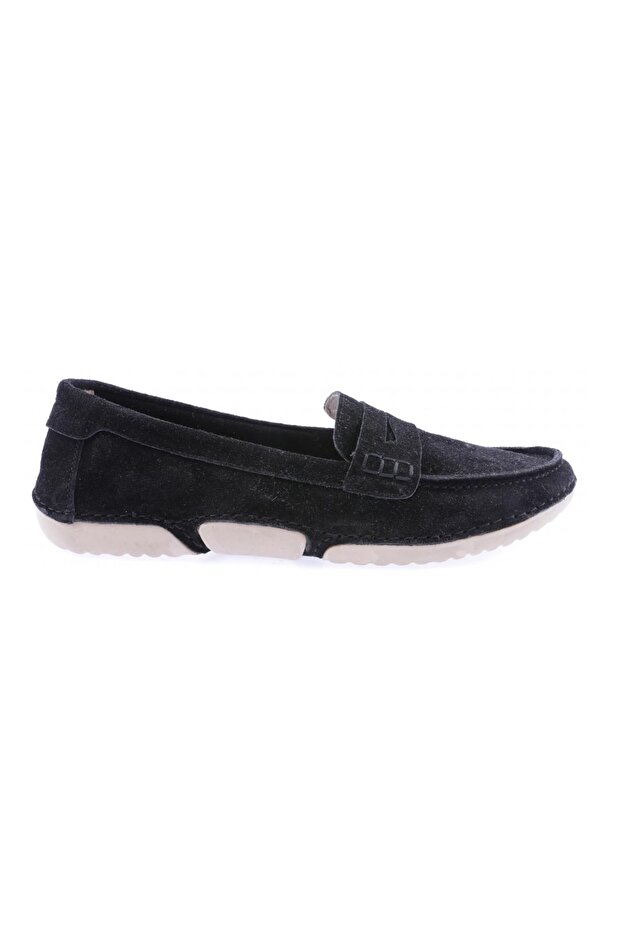 Women's Casual Shoes Black Suede Genuine Leather 11226910