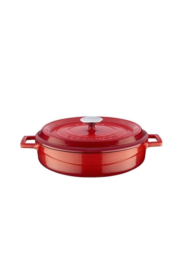Trendy Shallow Pots-red - 2