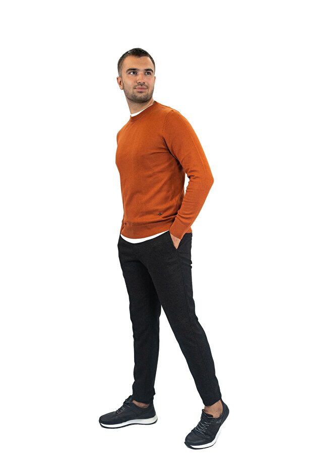 Interview O Yaka Düz Triko - 3