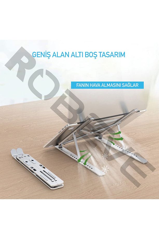 Taşınabilir Laptop Stant Bilgisayar Stant Notebook Stant Tüm Laptoplarla Uyumlu Bilgisayar Standı - 2