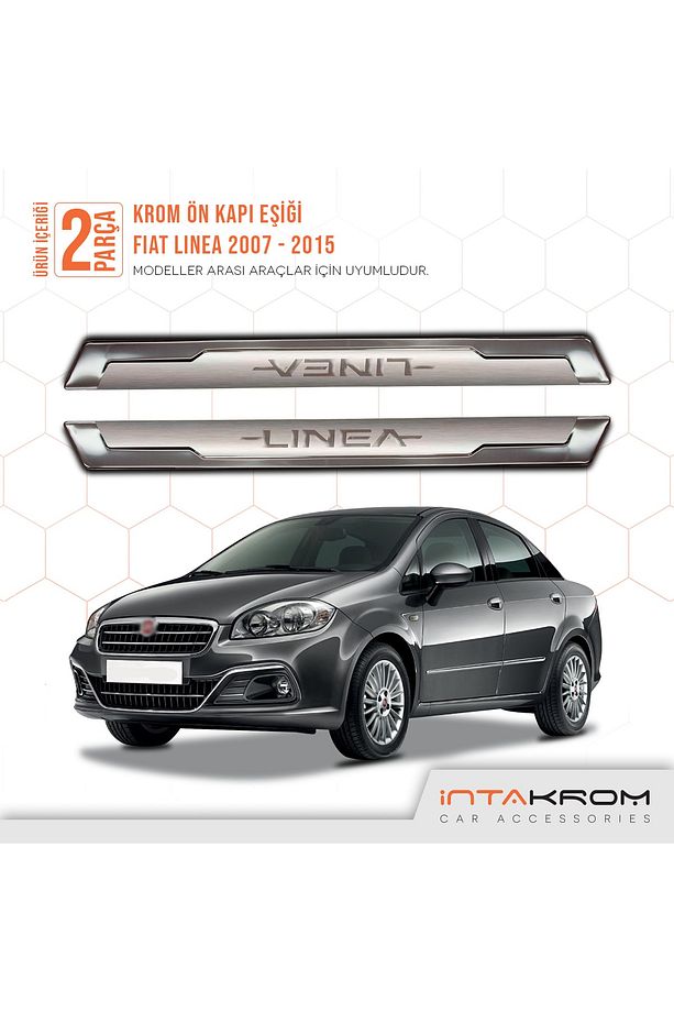 Fiat Linea Krom Ön Kapı Eşiği 2 Parça 2007-2015 - 1