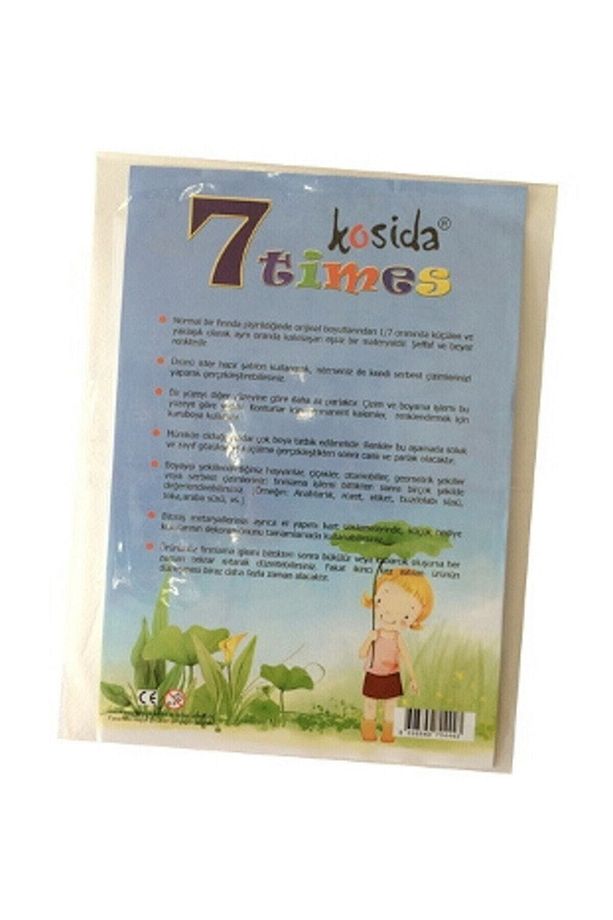 Kosida Yedi Kat Küçülen Kağıt A4 2'li Paket 36655 - 1