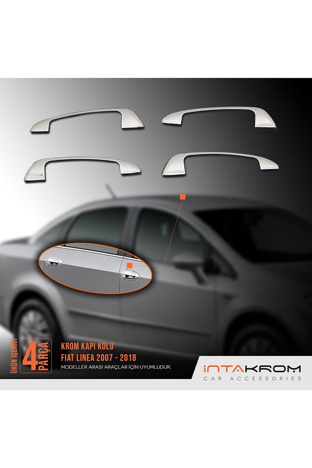 Fiat Linea Krom Kapı Kolu Dış 4 Kapı 2007 ve Sonrası - 5