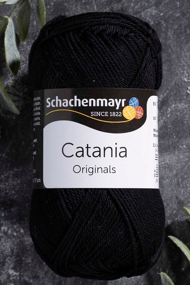 Catania 50gr Siyah El Örgü Ipi - 9801210-00110 - 1